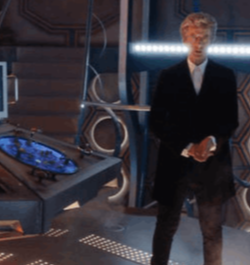The 12th Doctor in the Tardis